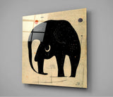 Wassily's Elephant Glass Wall Art  || Designer Collection | Insigne Art Design