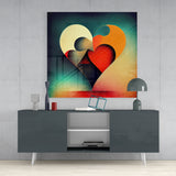 Heart Glass Wall Art  || Designers Collection | Insigne Art Design