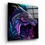 Drache || Designer -Sammlung Glasbild