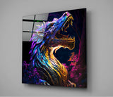 Dragon's Roar Glass Wall Art  || Designers Collection | Insigne Art Design