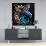 Dragon's Roar Glass Wall Art  || Designers Collection | Insigne Art Design