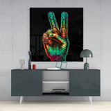 Peace Glass Wall Art  || Designer Collection | Insigne Art Design