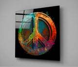 Peace Glass Wall Art  || Designer Collection | Insigne Art Design