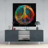 Peace Glass Wall Art  || Designer Collection | Insigne Art Design