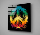 Peace Glass Wall Art  || Designer Collection | Insigne Art Design