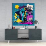 Picasso's Mind Glass Wall Art  || Designer Collection | Insigne Art Design