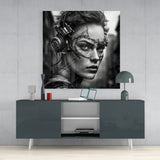 Woman Warrior Glass Wall Art  || Designer Collection | Insigne Art Design