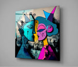 Picasso's Mind Glass Wall Art  || Designer Collection | Insigne Art Design