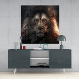 Lion King Glass Wall Art  || Designer Collection | Insigne Art Design