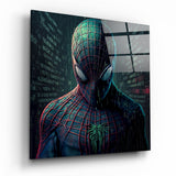 Arte de pared de vidrio de Iconico Spiderman || Collezione di designer