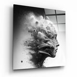 Smoked Thoughts Glass Wall Art  || Designer Collection