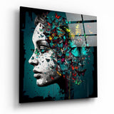 Butterfly Thoughts Glass Wall Art  || Designers Collection