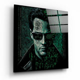 Arte de pared de vidrio de Matrix || Collezione di designer