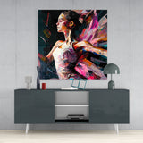 Ballerina Glass Wall Art  || Designers Collection | Insigne Art Design