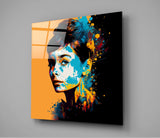 Audrey Hepburn Glass Wall Art  || Designers Collection | Insigne Art Design