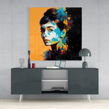 Audrey Hepburn Glass Wall Art  || Designers Collection | Insigne Art Design