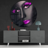 Colored Eyes Glass Wall Art