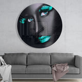 Colored Eyes Glass Wall Art