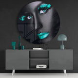 Colored Eyes Glass Wall Art