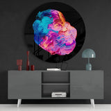 Abstract Glass Wall Art