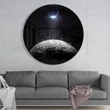 Space Glass Wall Art