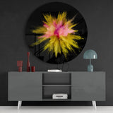 Abstract Glass Wall Art