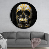 Skull Glass Wall Art