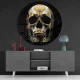 Skull Glass Wall Art