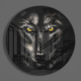 Wolf Glass Wall Art