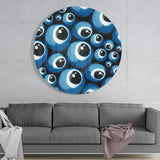 Evil Eye Bead Glass Wall Art