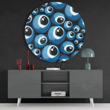 Evil Eye Bead Glass Wall Art