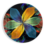 Colorful Flower Glass Wall Art