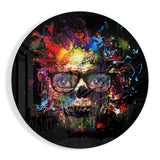 Skull Glass Wall Art