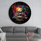 Skull Glass Wall Art