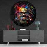 Skull Glass Wall Art