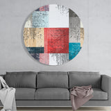 Squares Glass Wall Art