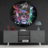 Skull Glass Wall Art