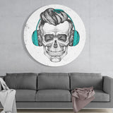 Skull Glass Wall Art