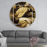 Leaf Glass Wall Art