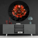 Flower Glass Wall Art