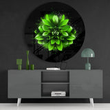 Flower Glass Wall Art