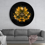 Flower Glass Wall Art