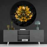 Flower Glass Wall Art