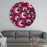 Evil Eye Bead Glass Wall Art