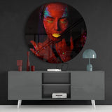 Women's Glass Wall Art