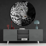 Leopard Glass Wall Art