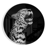 Leopard Glass Wall Art