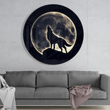 Wolf Glass Wall Art