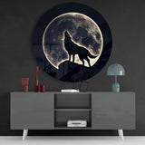 Wolf Glass Wall Art