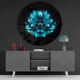 Flower Glass Wall Art